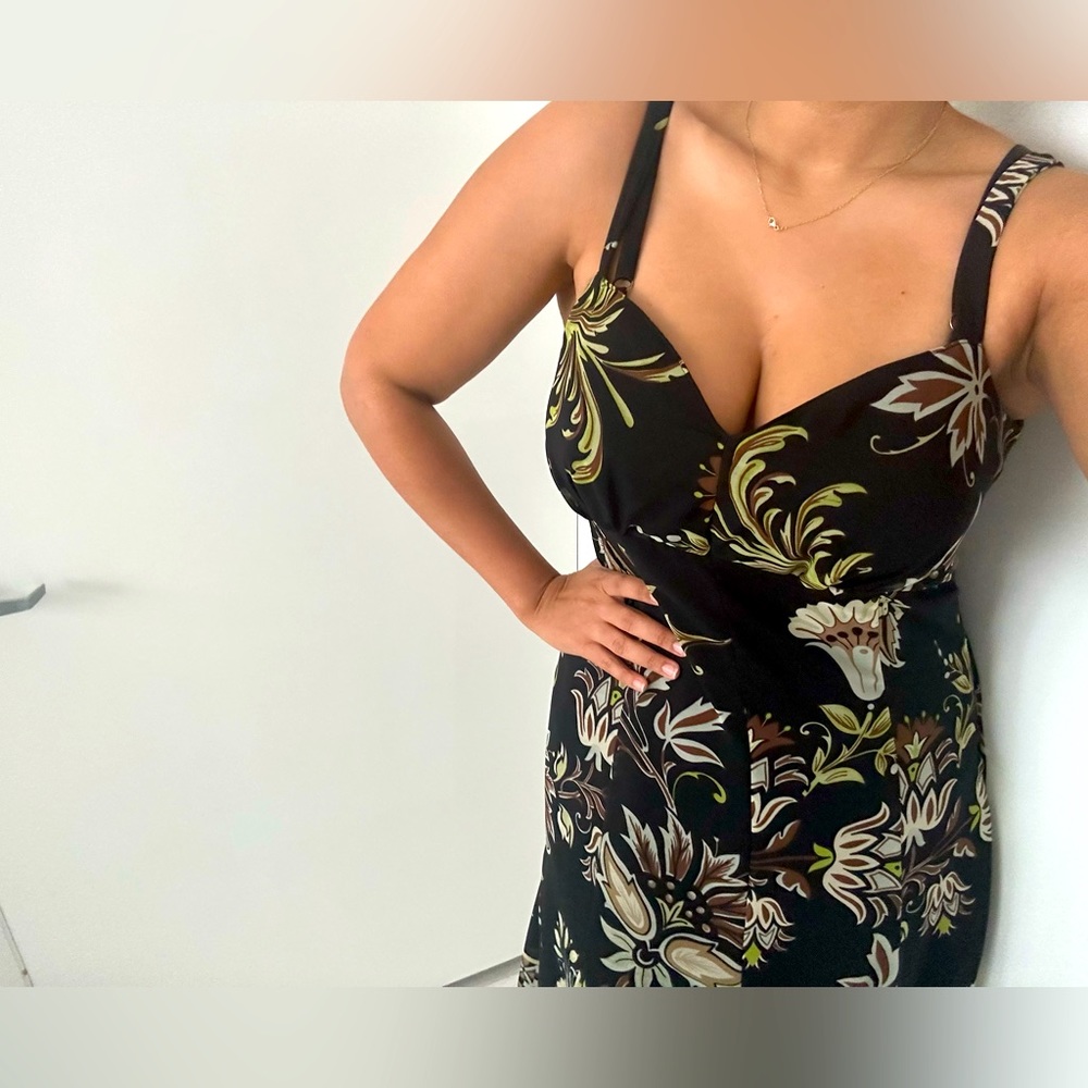 K Black Floral Dress